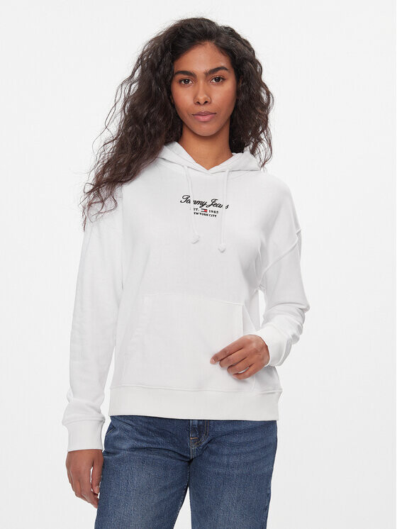 

Толстовка свободного кроя Tommy Jeans, белый
