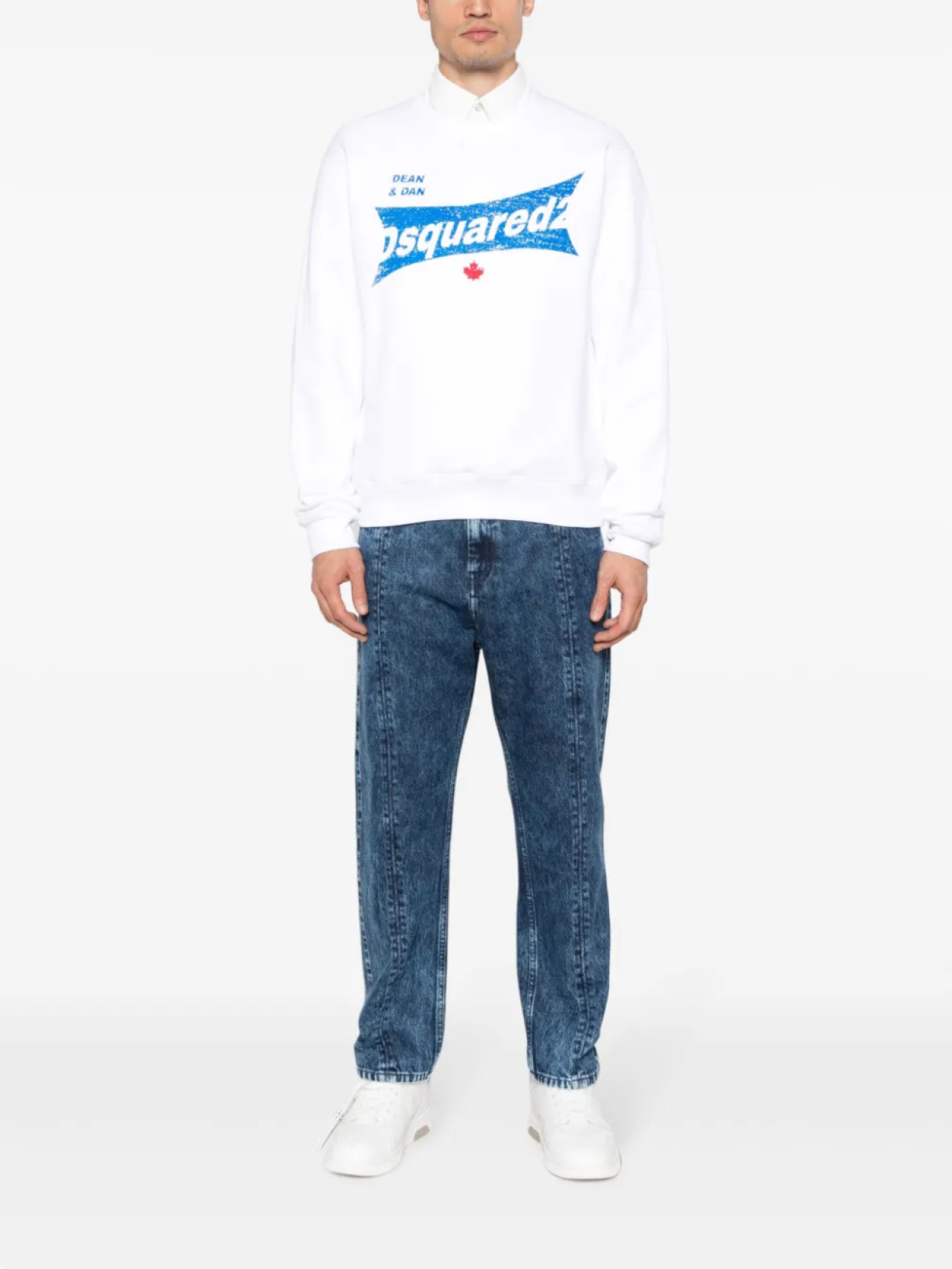 DSQUARED2 толстовка с логотипом, белый — фото 2