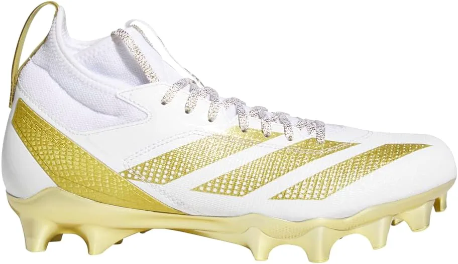 Мужские футбольные кроссовки Adidas Adizero Impact Exotic Speed - золото, белый, золотой — фото 3