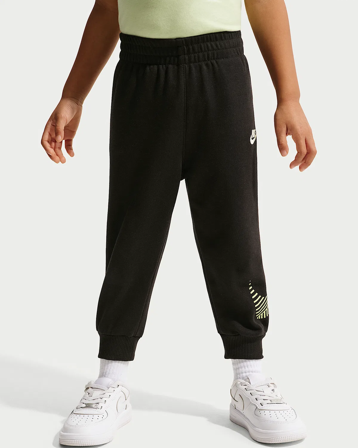Детский комплект из 2 предметов: оверсайз-свитшот Nike Sportswear In The Zone из французского футера, Black — фото 4