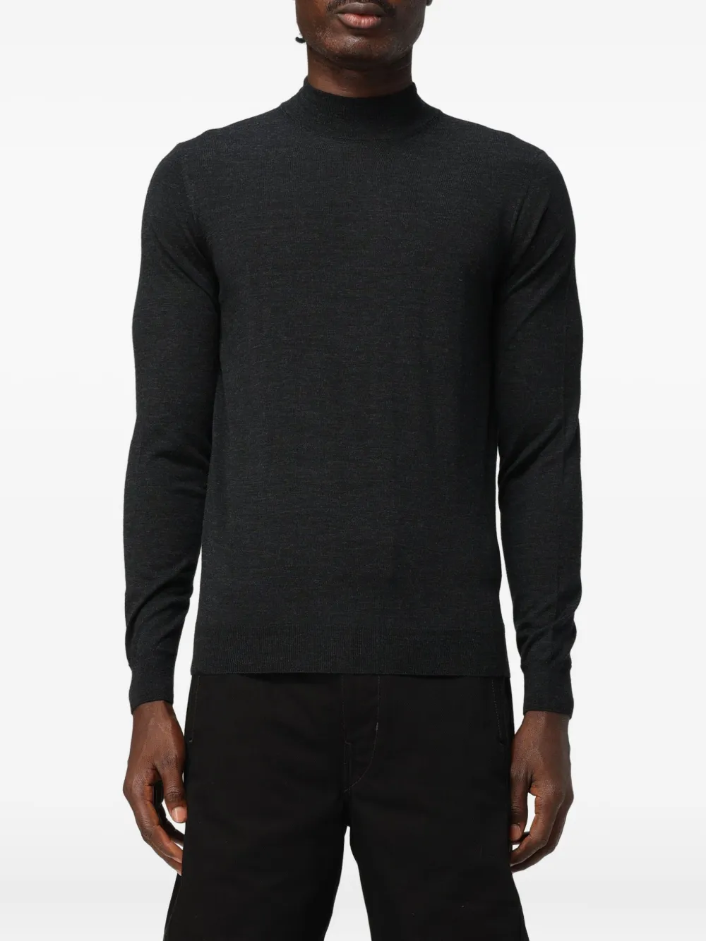 

Тонкий вязаный джемпер Drumohr, черный