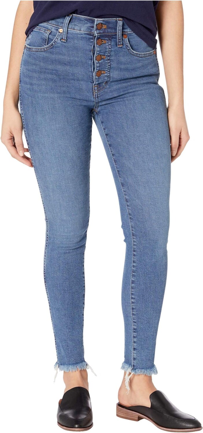 

Джинсы Madewell 10" High-Rise Skinny Jeans in Mackey Wash, цвет Mackey Wash