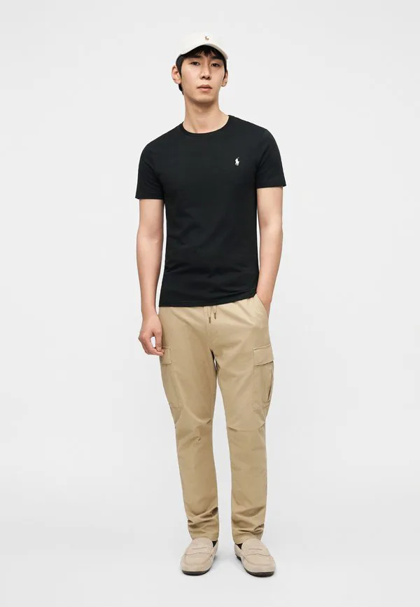 Базовая футболка с коротким рукавом Polo Ralph Lauren, Black/White — фото 2