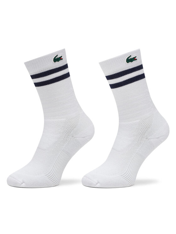 

Высокие носки унисекс RA1095 Lacoste, белый