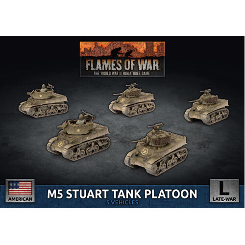 

Фигурки Flames Of War: M5 Stuart Light Tank Platoon (Plastic)