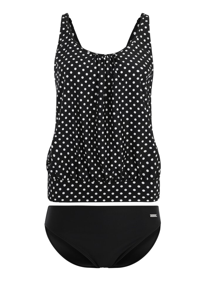 

Комплект бикини LASCANA Oversize Tankini, цвет schwarz-weiß