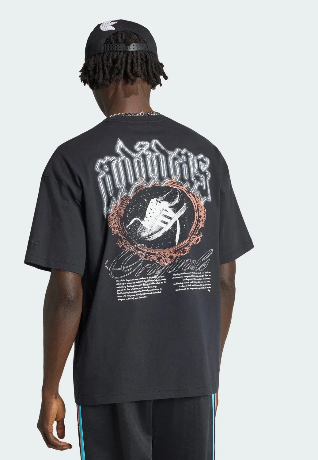 Футболка Adidas Originals SST черного цвета — фото 2