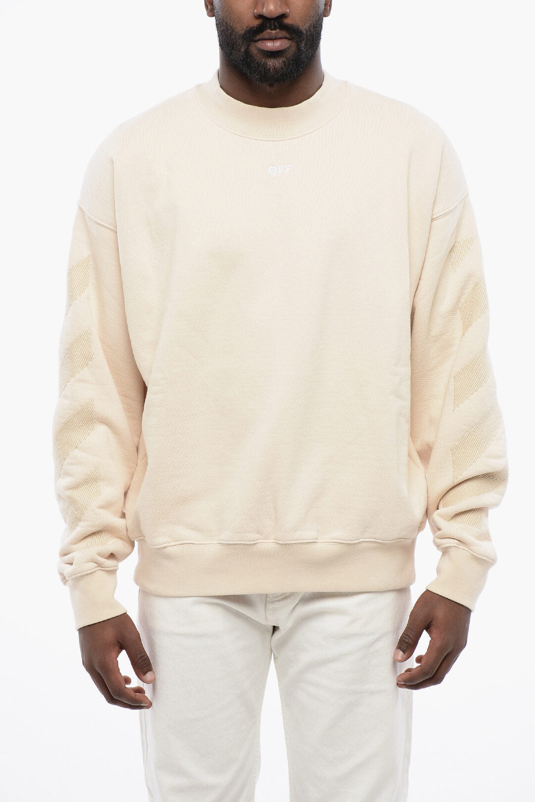 

Свитшот Cornely Diags Skate Crew-Neck с принтом «белого цвета» Off-White