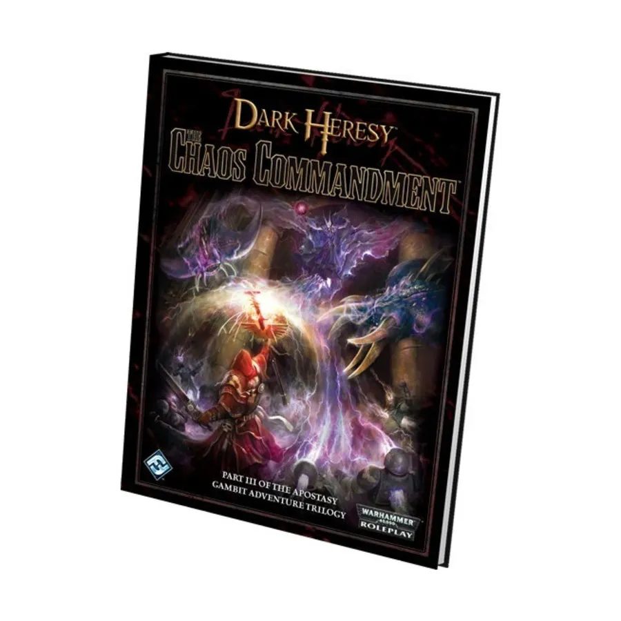

Apostasy Gambit #3 - The Chaos Commandment, Warhammer 40,000 Role Playing - Dark Heresy (1st Edition) (Fantasy Flight Games), твердый переплет