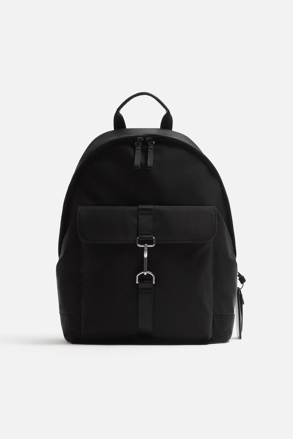 

Технический рюкзак hook ZARA, черный