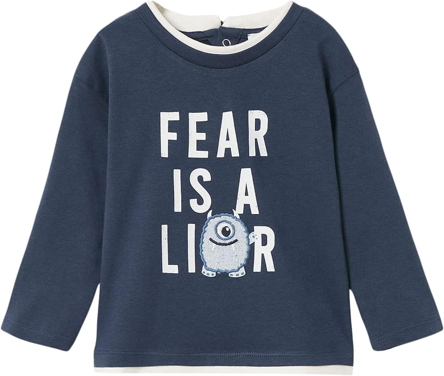 

Футболка Mango Fear T-Shirt, темно-синий