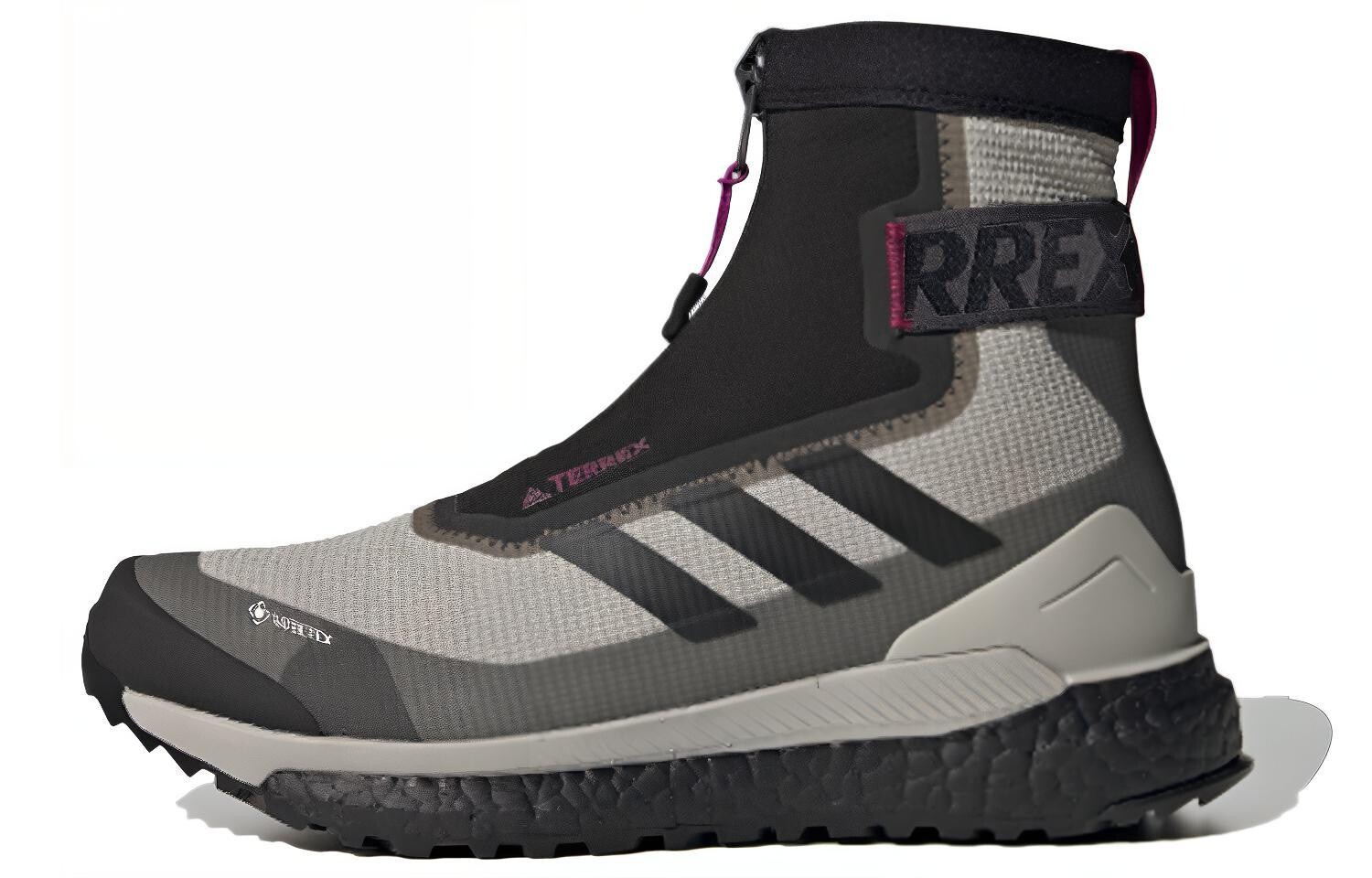 

Terrex Free Hiker Кроссовки женские высокие серые/черные Adidas