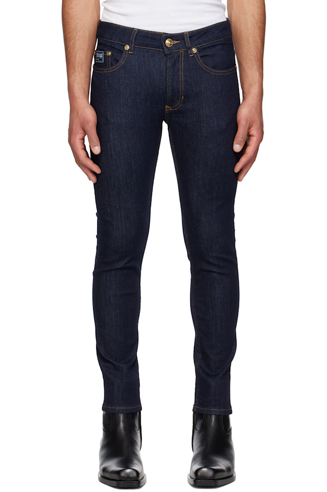 

Узкие джинсы Versace Jeans Couture, индиго