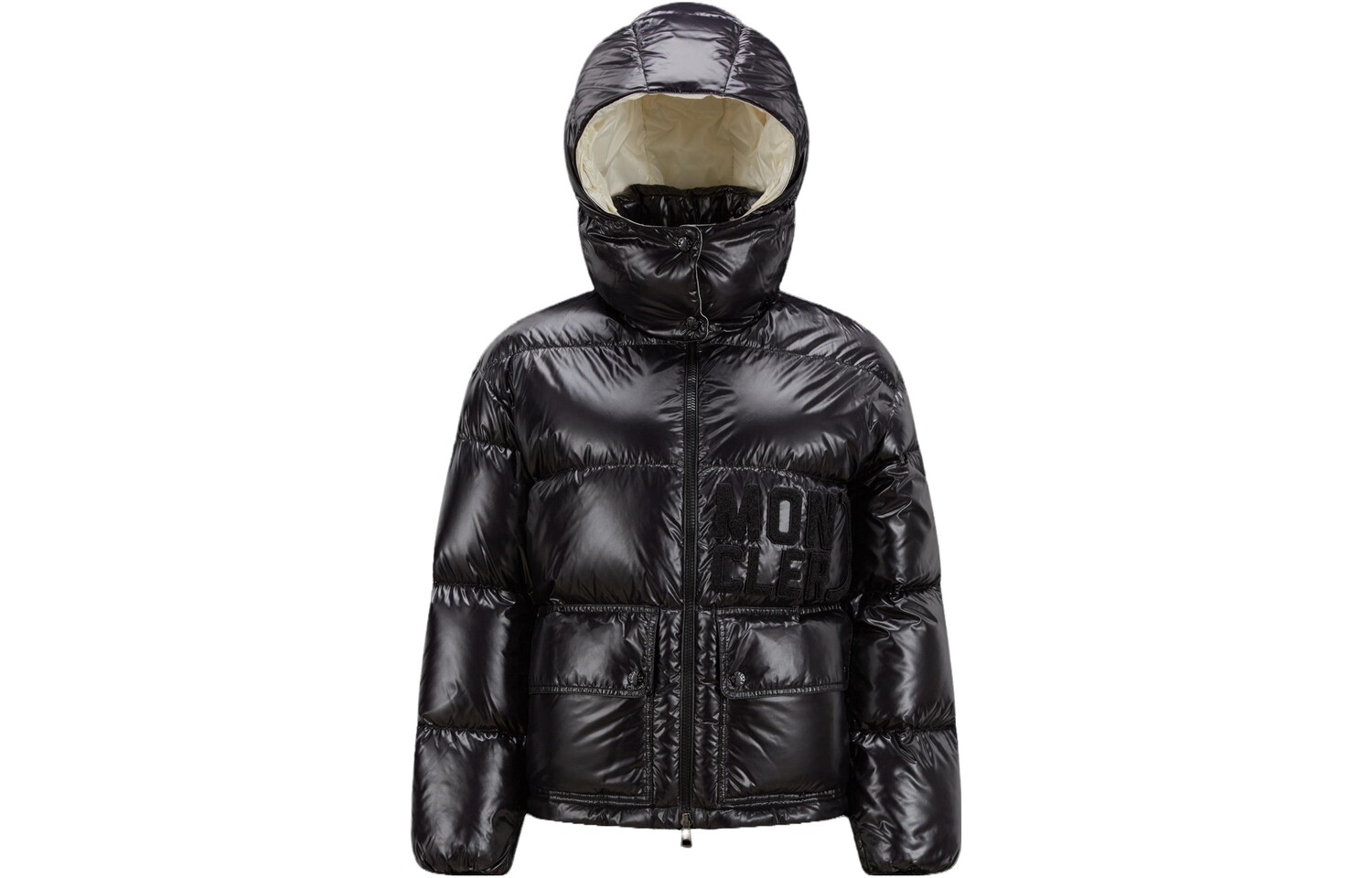 

Пуховик женский черный Moncler