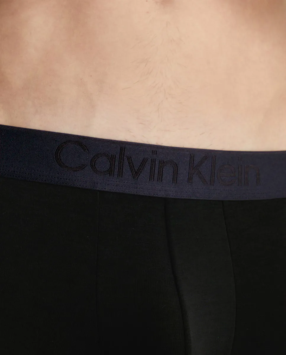 Набор из 3 мужских боксеров с низкой посадкой Calvin Klein, черный — фото 4