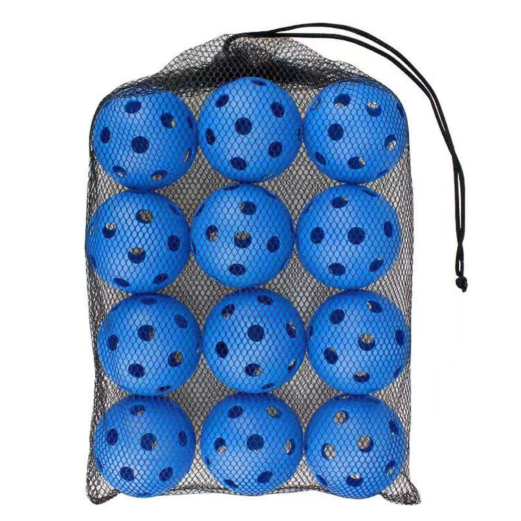 

He Jiagong Тренировочный мяч Dry Ice Ball, мягкий хоккейный мяч для отработки, перфорированный мяч, Royal Blue