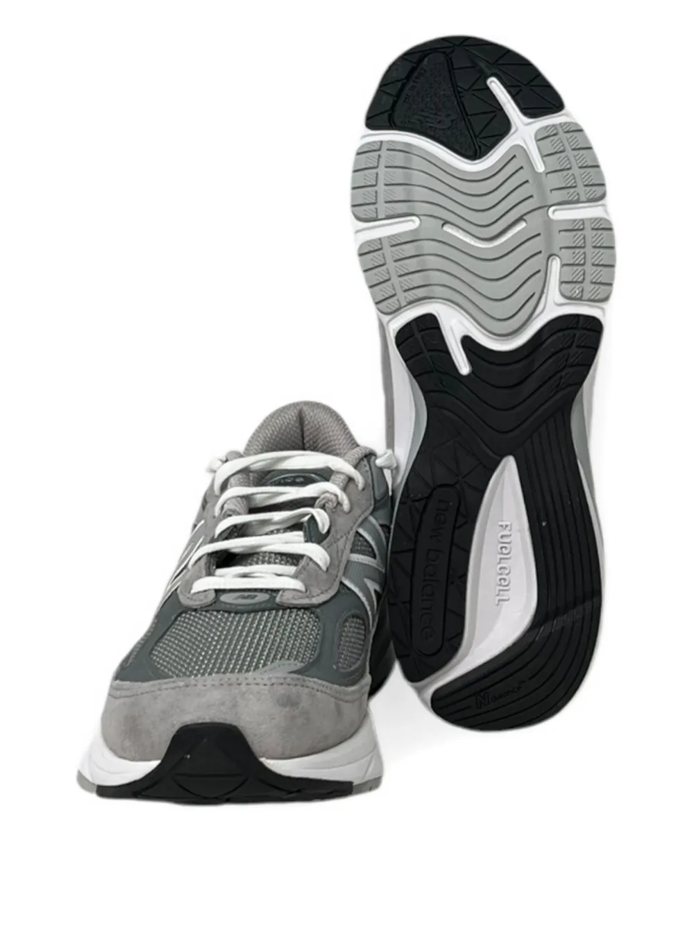 Кроссовки M990v6, произведенные в США New Balance, серый — фото 4