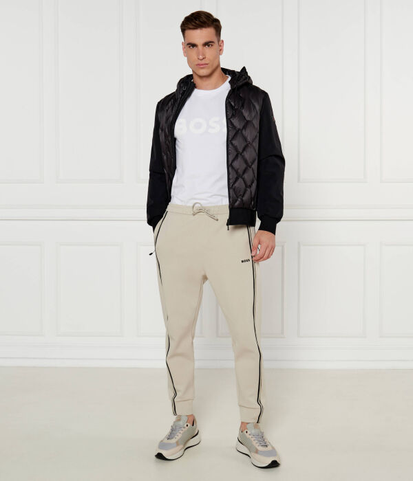 Футболка Boss Green Mirror Regular Fit, белый — фото 2