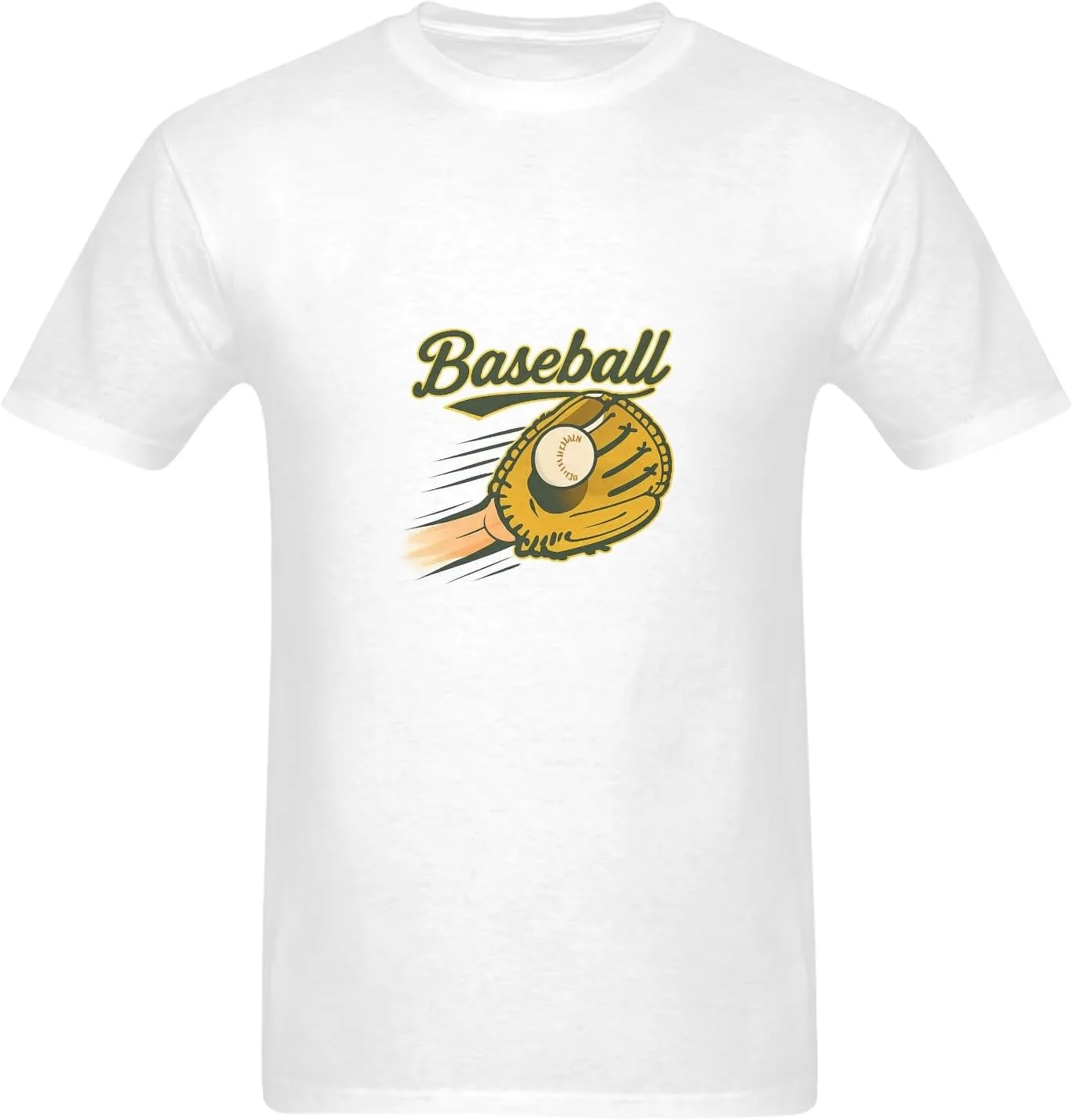 

Футболка мужская с принтом Baseball Glove Catch, мягкая, из смесового хлопка, с коротким рукавом