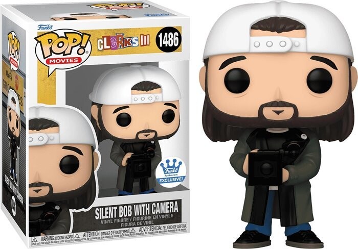 

Funko POP Clerks III 1486 Silent BOB с камерой, специальное издание Funko POP!