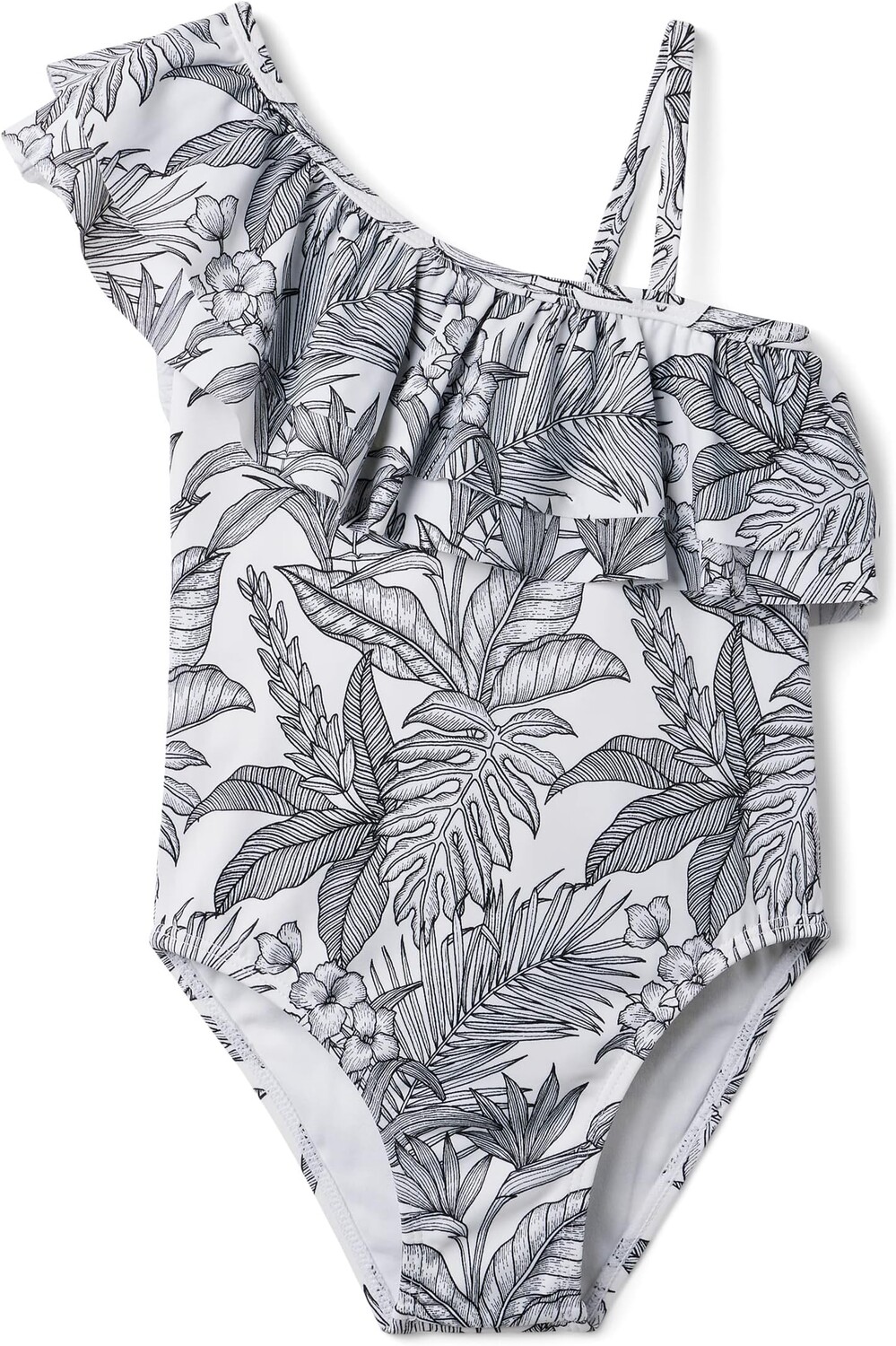 

Купальник Janie and Jack Ruffle One-Piece Swimsuit, цвет Multicolor