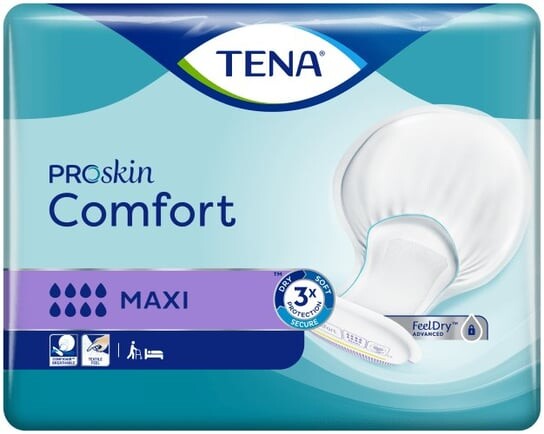 

Анатомические подгузники TENA Comfort Proskin Maxi