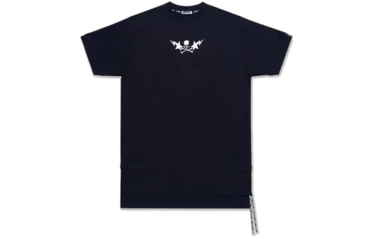 

Футболка с совместным брендом Mastermind JAPAN унисекс A Bathing Ape, черный/белый