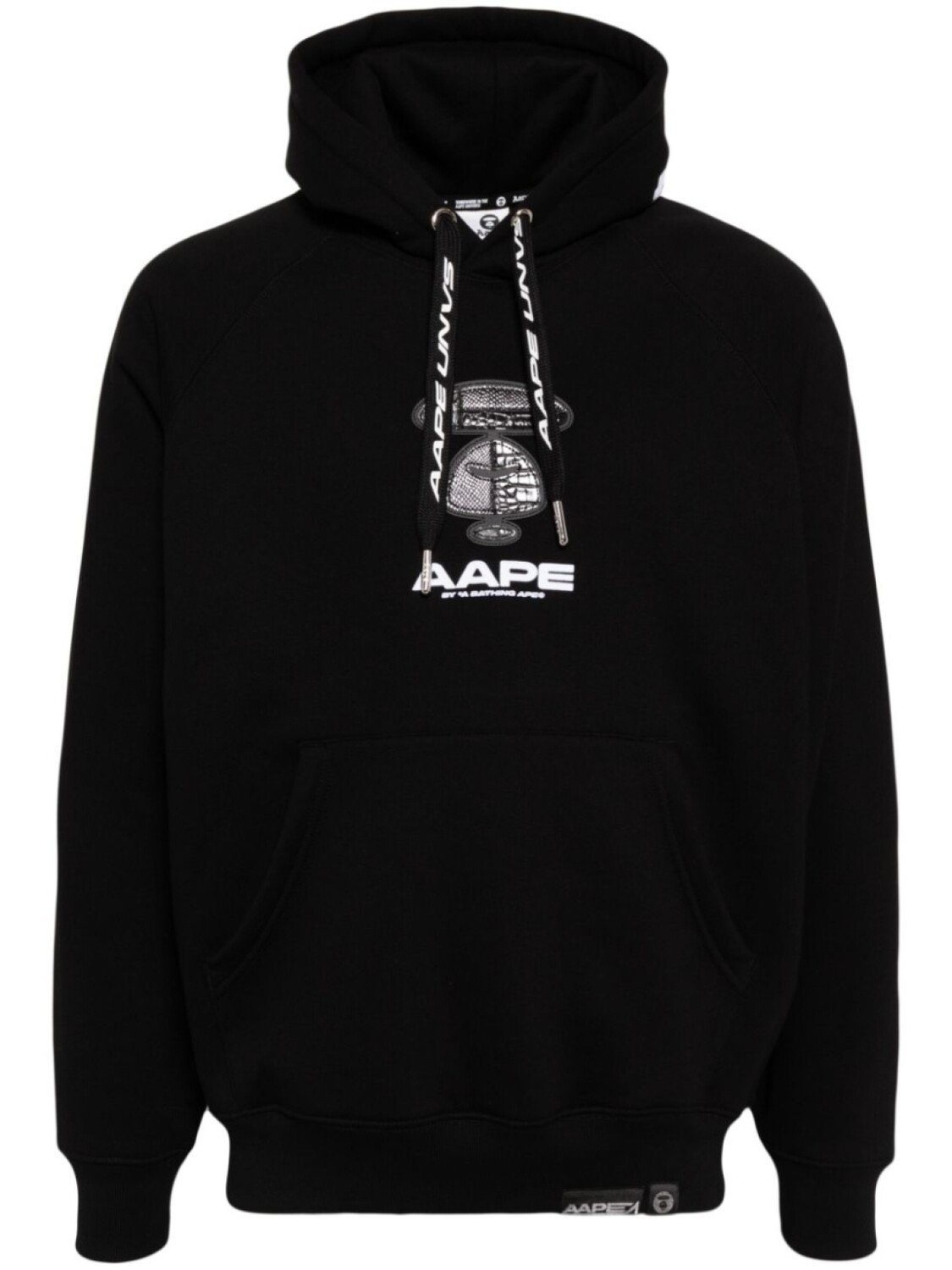 

Худи с логотипом AAPE BY *A BATHING APE, черный