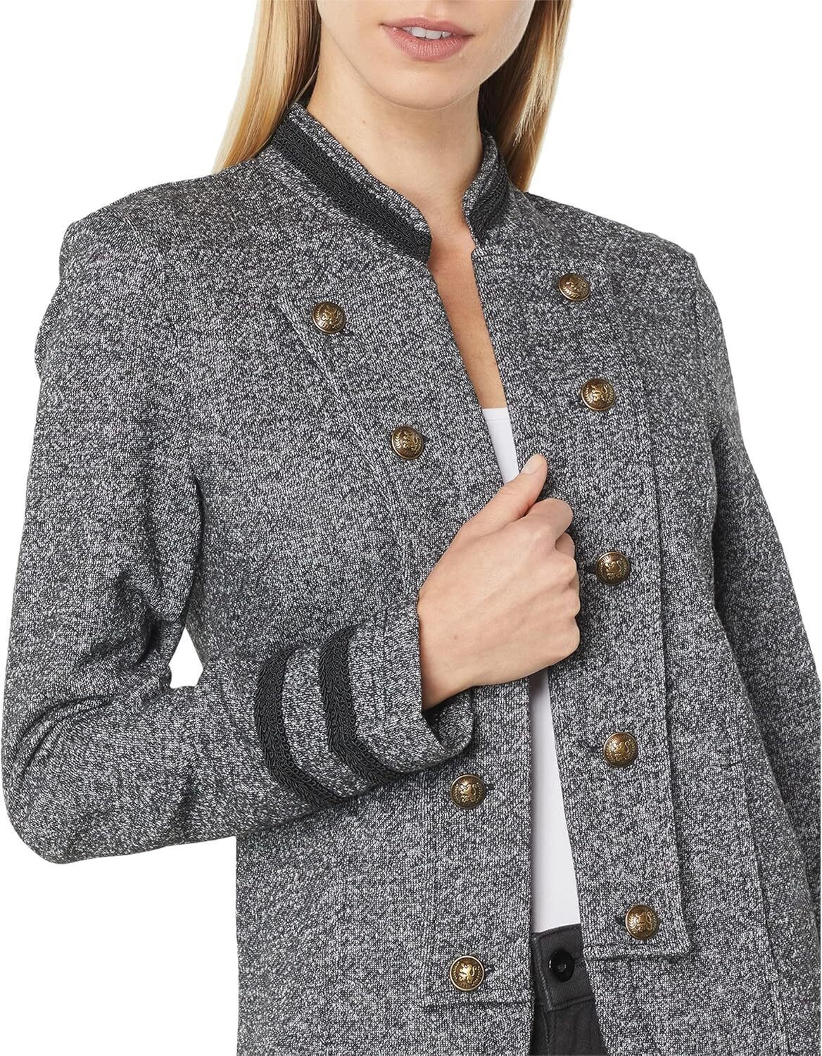 Женская куртка Tommy Hilfiger с открытой передней частью, Black Multi — фото 3