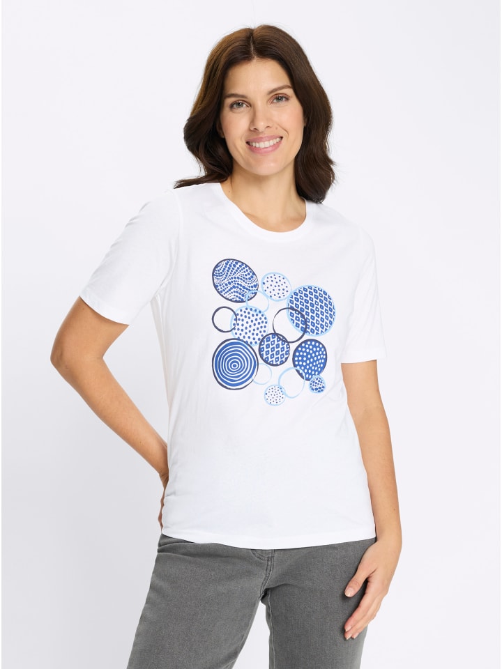 

Sieh an! Футболка с коротким рукавом белого и темно-синего цвета, Синий, Sieh an! Футболка с коротким рукавом белого и темно-синего цвета