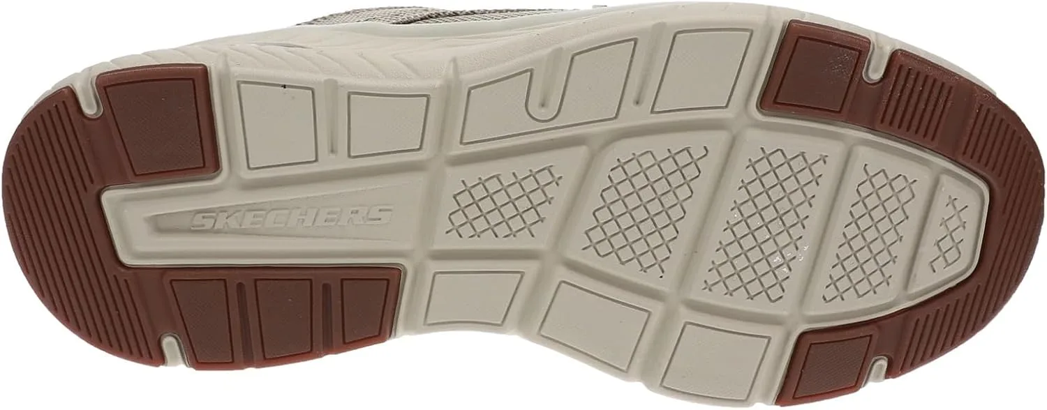 Мужские кроссовки Skechers Crosser-Ruger Arch Fit, коричневый — фото 3