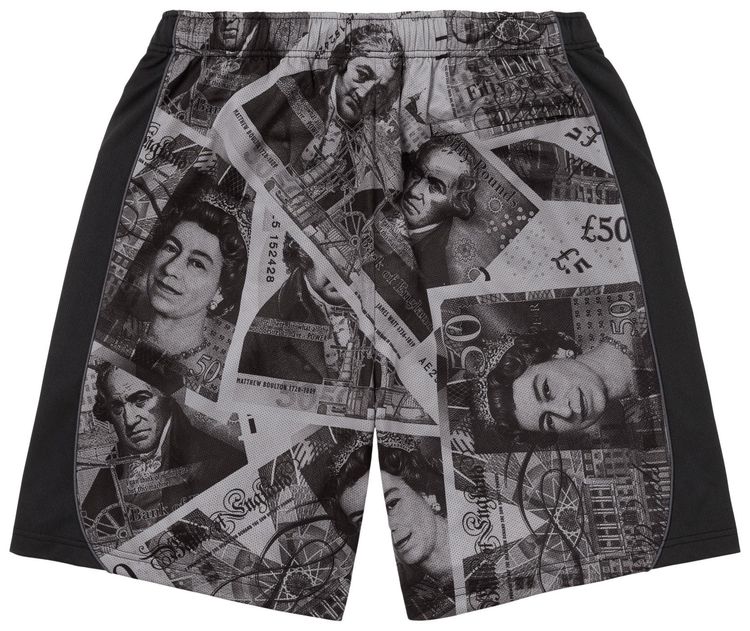 Футбольные шорты Supreme Pounds, черные, черный — фото 2