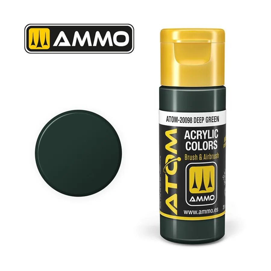 

Темно-зеленый, ATOM Acrylic Paints