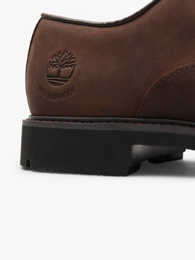 Водонепроницаемые оксфордские туфли stormbuck с простым носком Timberland, темно-коричневый — фото 3
