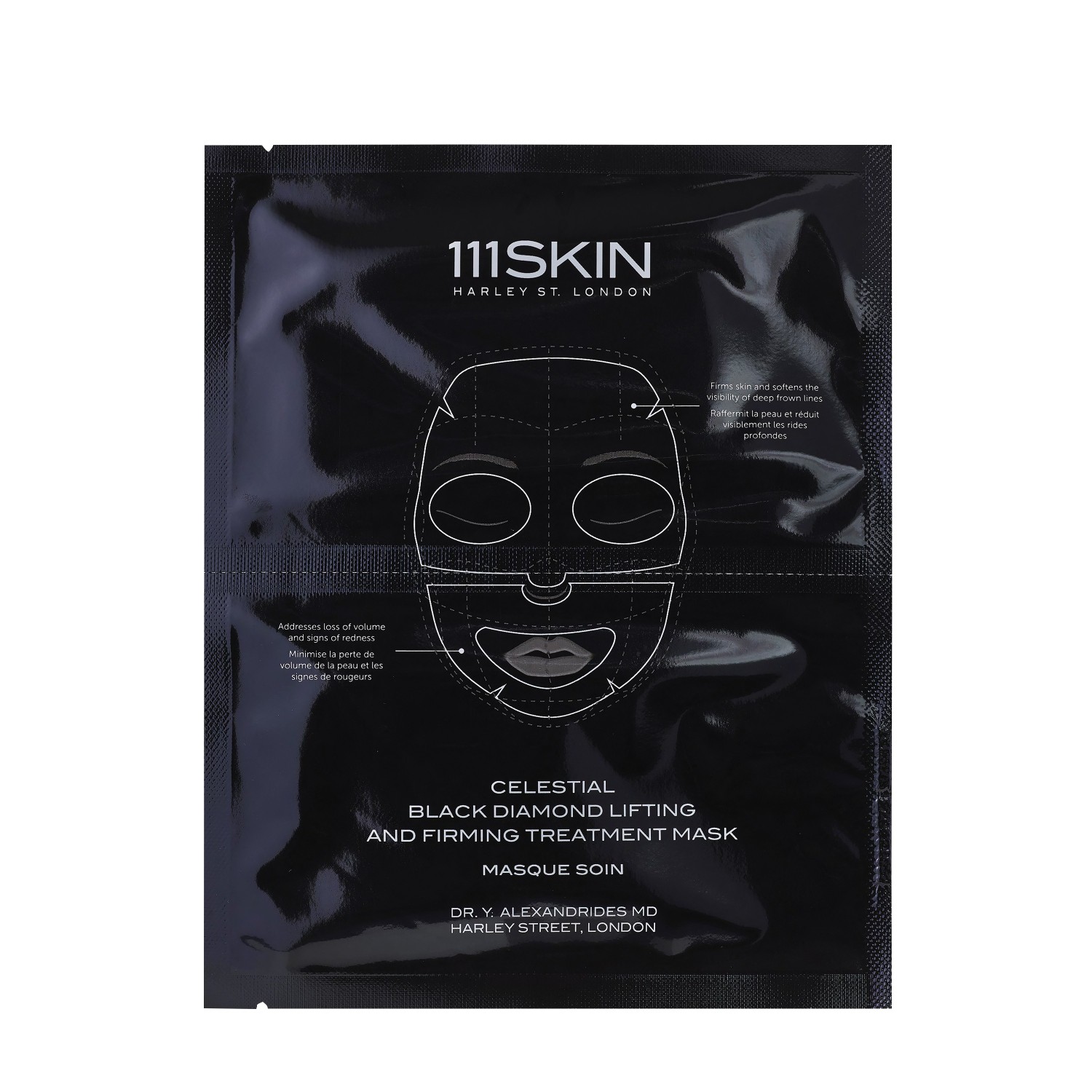 Патчи под глаза 111Skin — Celestial black diamond lifting and firming treatment mask box , объем, 155 мл — фото 2