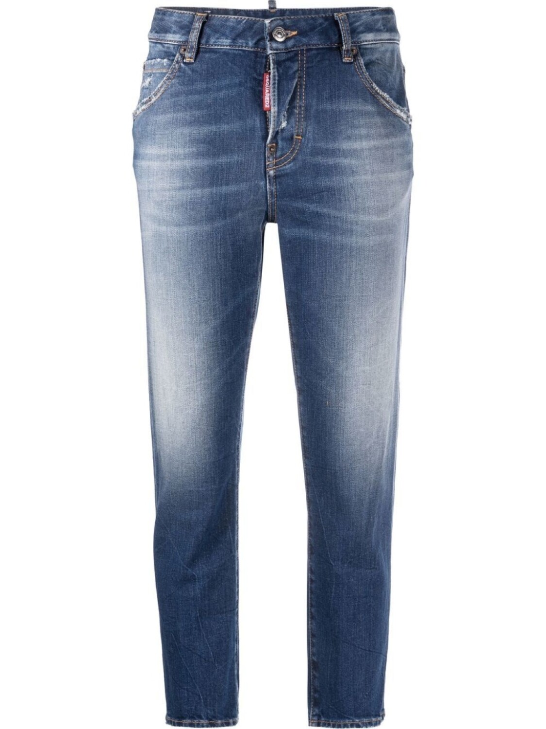 

Dsquared2 укороченные джинсы, синий