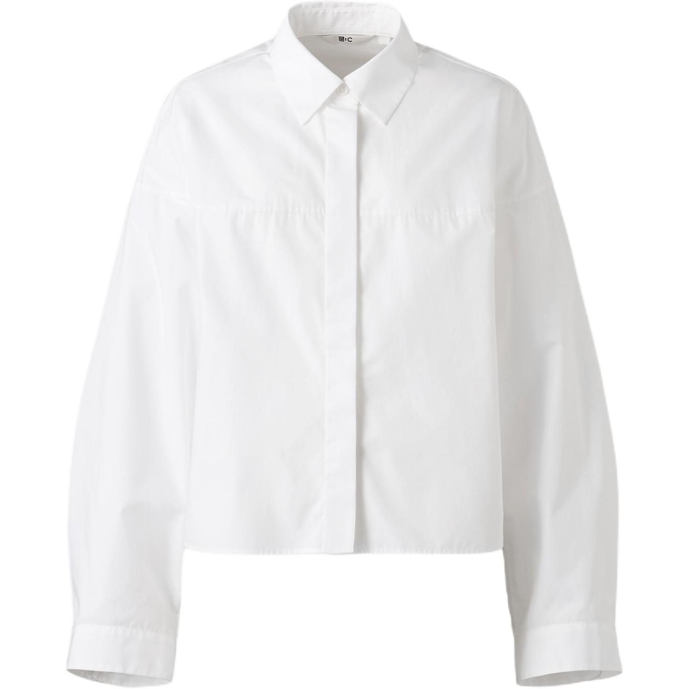 

Рубашка Clare Waight Keller C Collection FW25 женская UNIQLO, слоновая кость