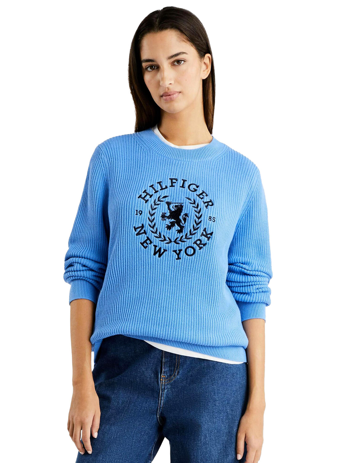

Свитер hilfiger maglioncino regular fit Tommy, голубой