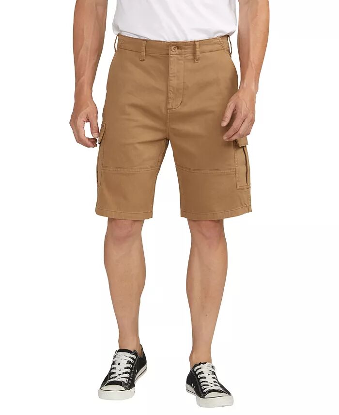 

Мужские шорты Essential Twill Cargo 10" Silver Jeans Co., коричневый
