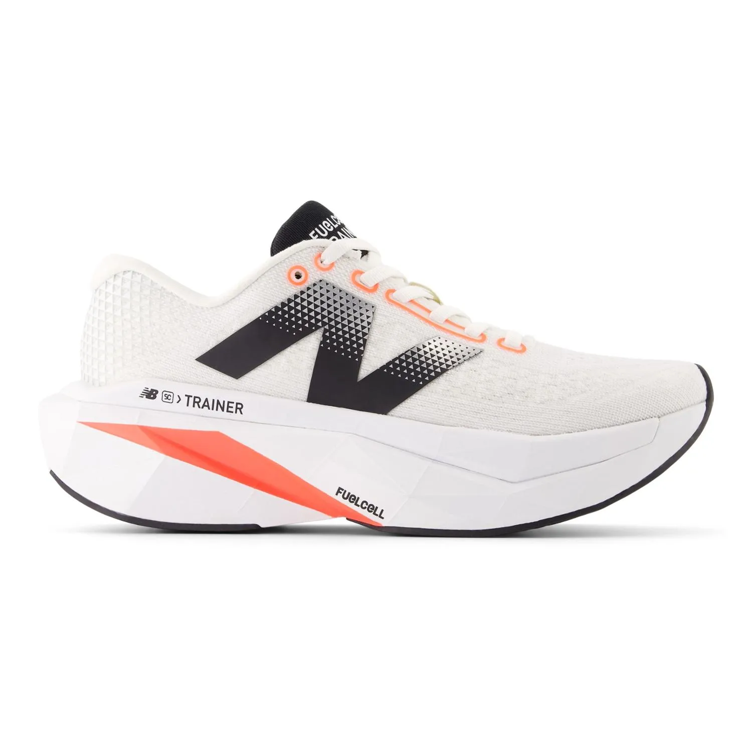 Женские дорожные беговые кроссовки FuelCell SuperComp Trainer v3 New Balance, Sea Salt/Urgent Red/Black