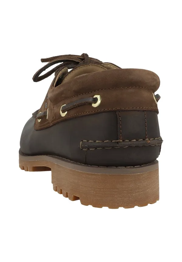 Оригинальные лодочные туфли Timberland, Dark Brown Tbayfai — фото 4