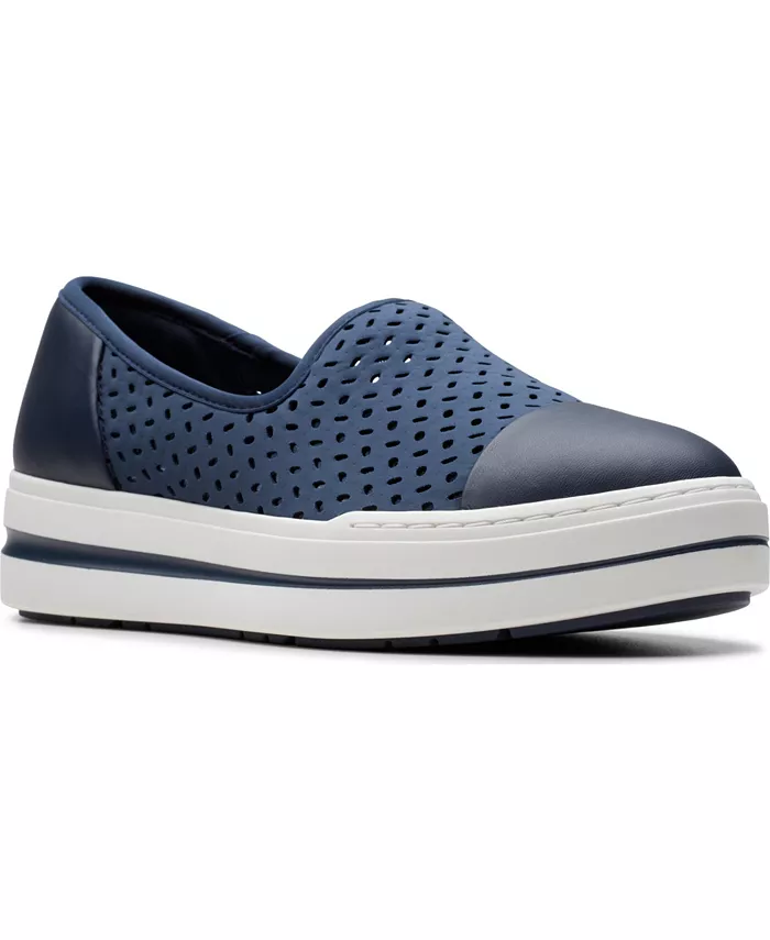Женские слипоны Cloudsteppers Audreigh Star Clarks, синий