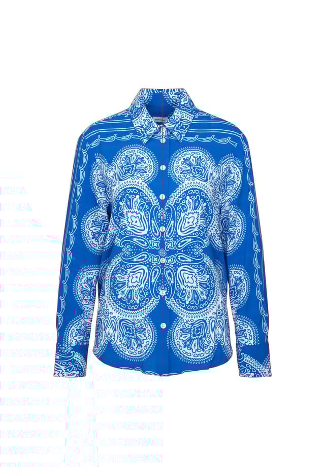 

Блузка черная роза Seidensticker, цвет victoria blue (0016)