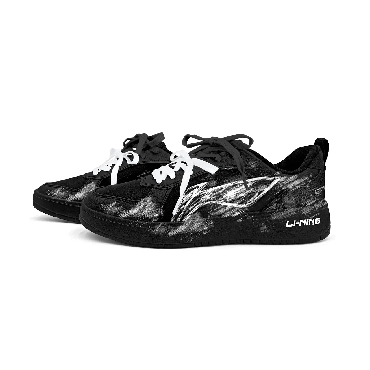 Кроссовки скейтбордические Li-Ning Black White — фото 4