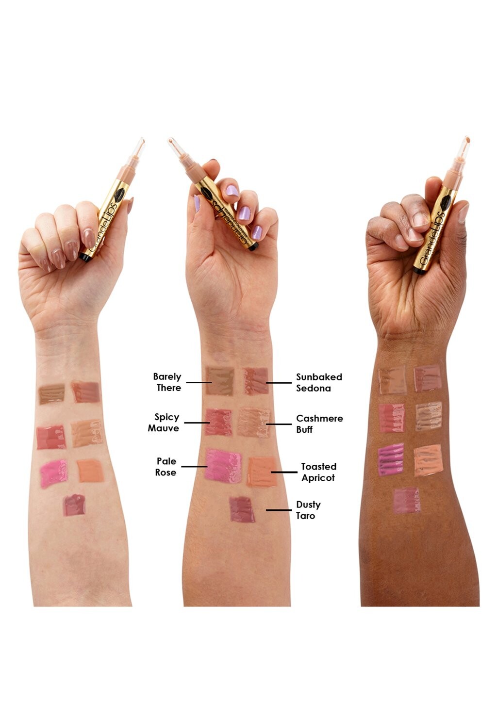 

Блеск для губ GRANDELIPS HYDRATING LIP PLUMPER GLOSS GRANDE COSMETICS, цвет Barely There
