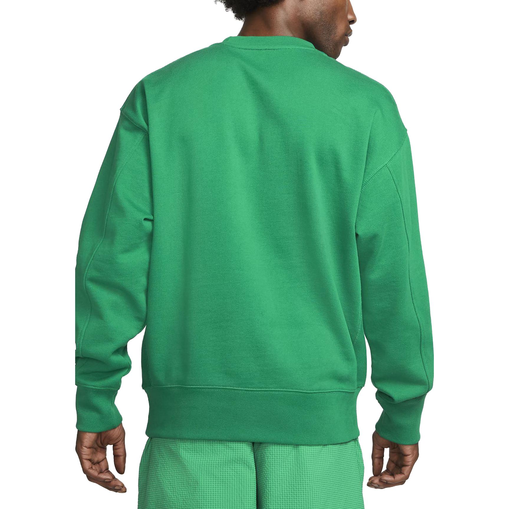 Рубашка Nike Sportswear French Terry Sweatshirt 'Malachite' DO8891-365, зеленый — фото 3