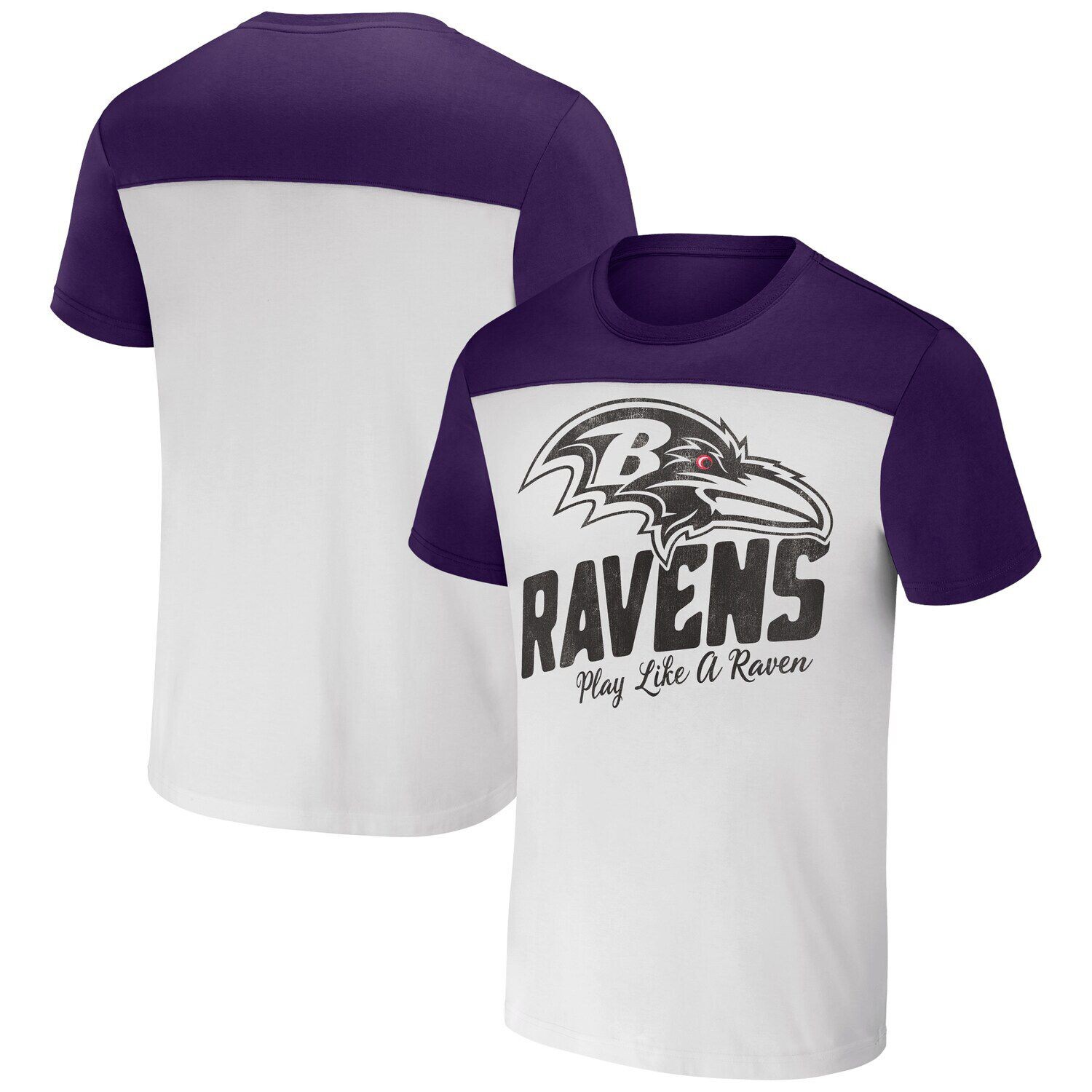 

Мужская футболка NFL x Darius Rucker Collection от Fanatics Cream Baltimore Ravens с цветными блоками