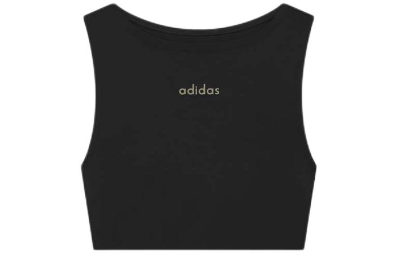 

Fear Of God Athletics Женская укороченная майка Adidas X с круглым вырезом, черная