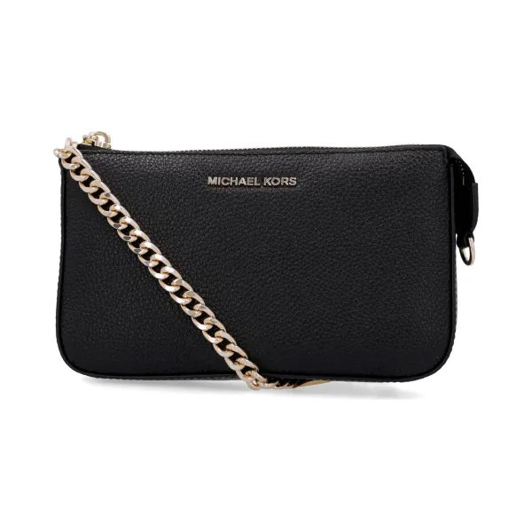

Кожаная сумка через плечо Michael Kors, черный