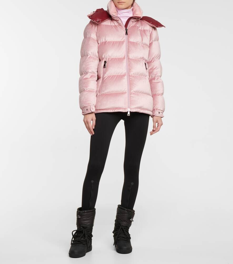 Стеганая бархатная куртка Holostee MONCLER, розовый — фото 2